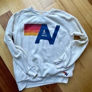 Aviator Nation Vintage White sweater